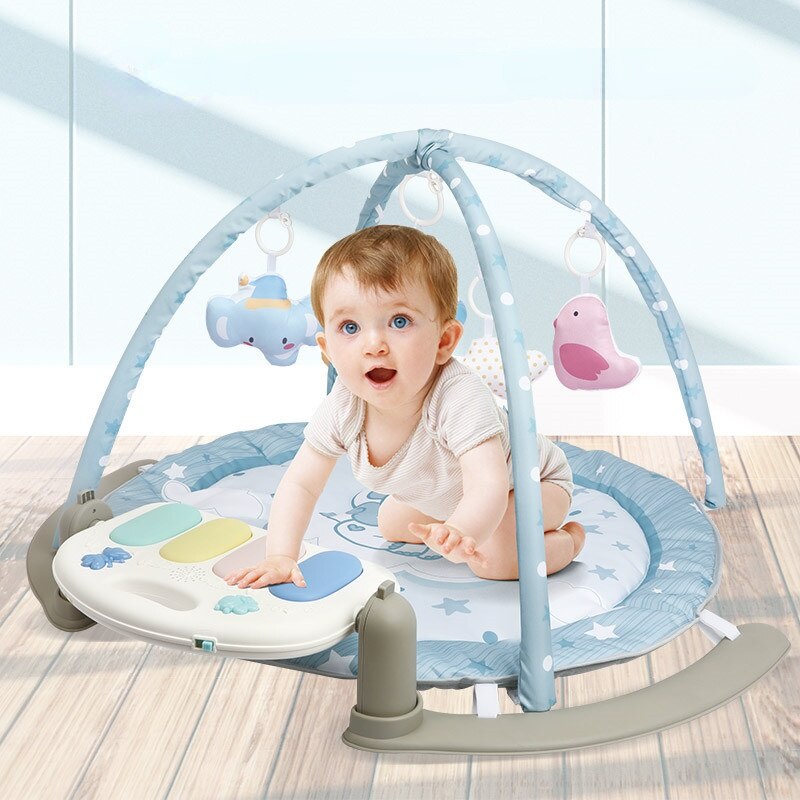 Baby Fitness Frame Crawling Blanket Multifunction Fence Crawling Mat With Cloth Book Enlightenment Toys Baby Toys For Boys Girls